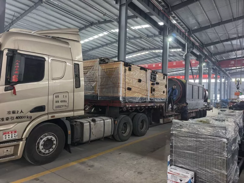 Jinqi Mining Machinery toimittaa erän rumpuerotus- ja tukilaitteita Venäjälle